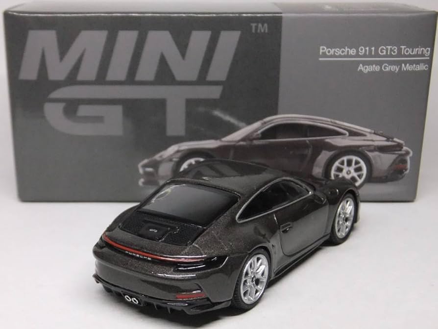 MINI GT Porsche 911 GT3 Touring アガテグレー Mini GT Porsche 911 GT3 Touring Gray 1:64 | Shop Eigrače.com